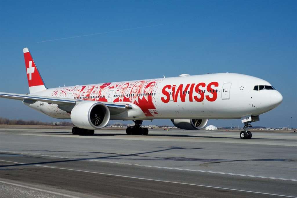 A SWISS Boeing 777