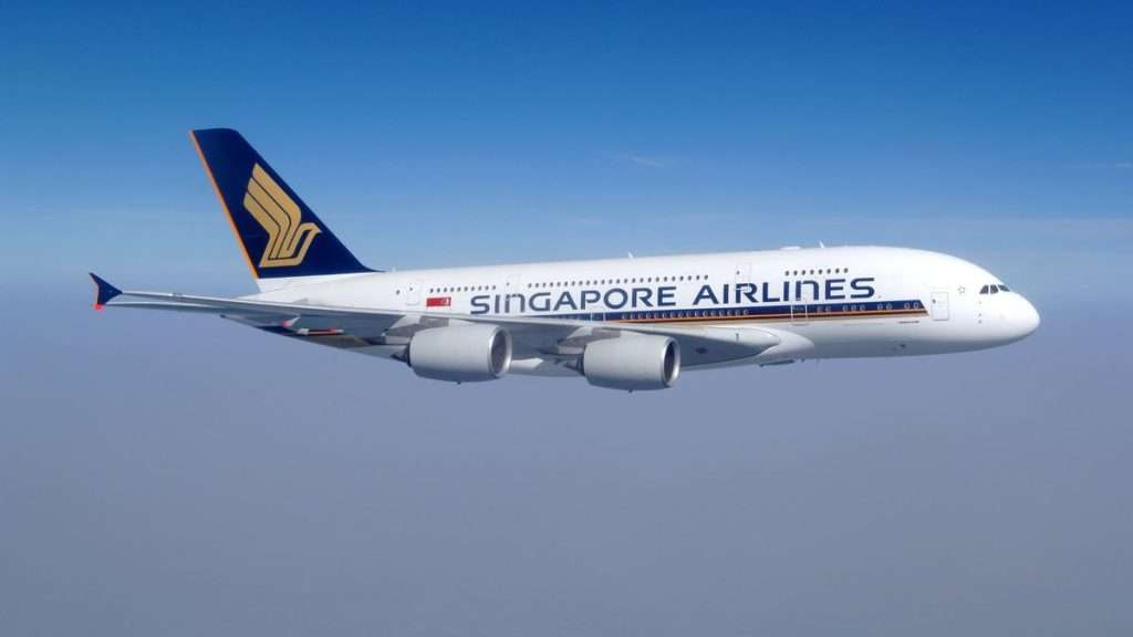A Singapore Airlines Airbus A380