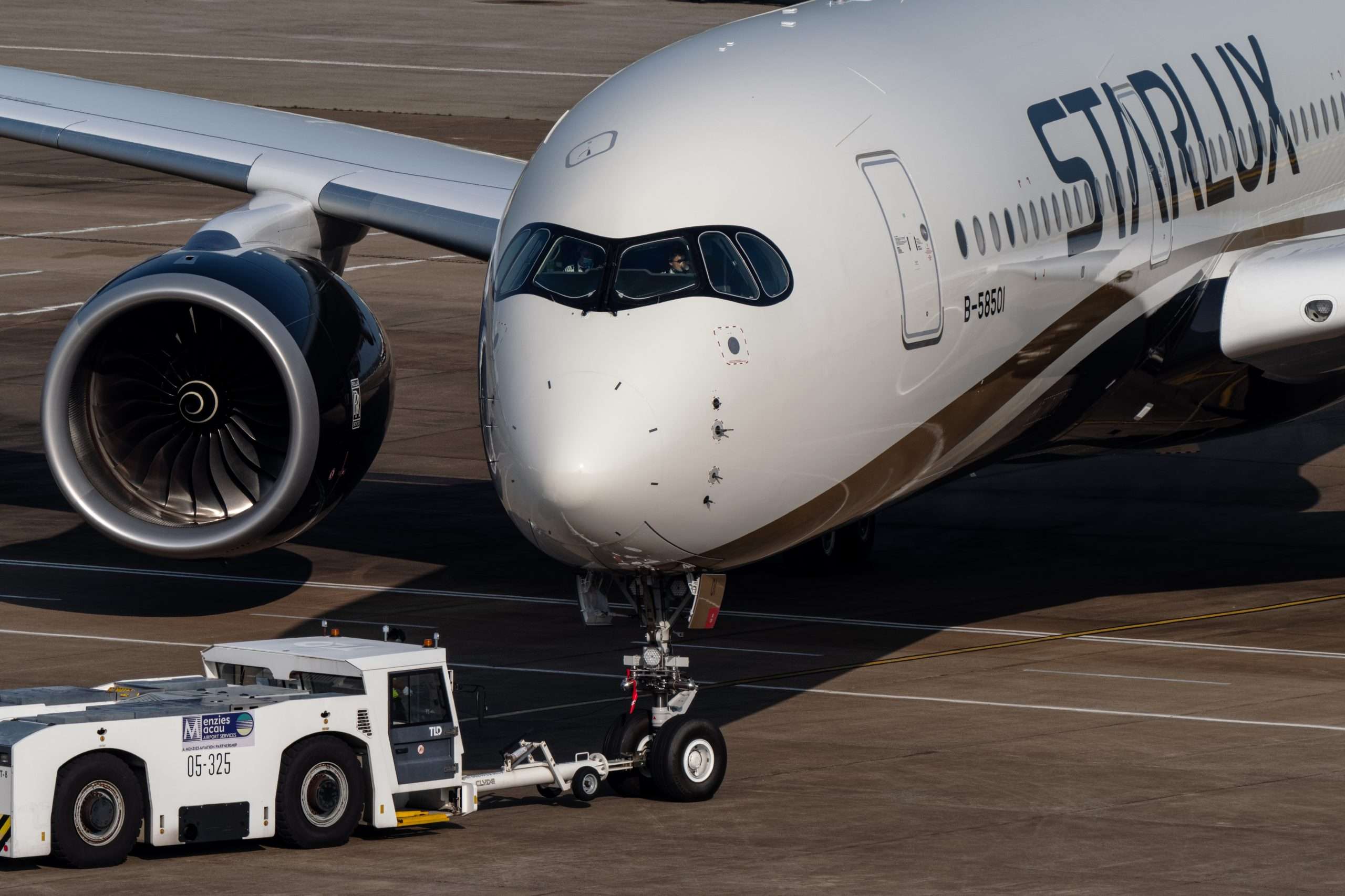 Starlux Airbus A350-900 taxiing