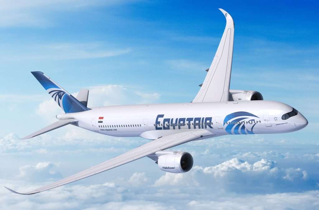 An EgyptAir Airbus A350-900
