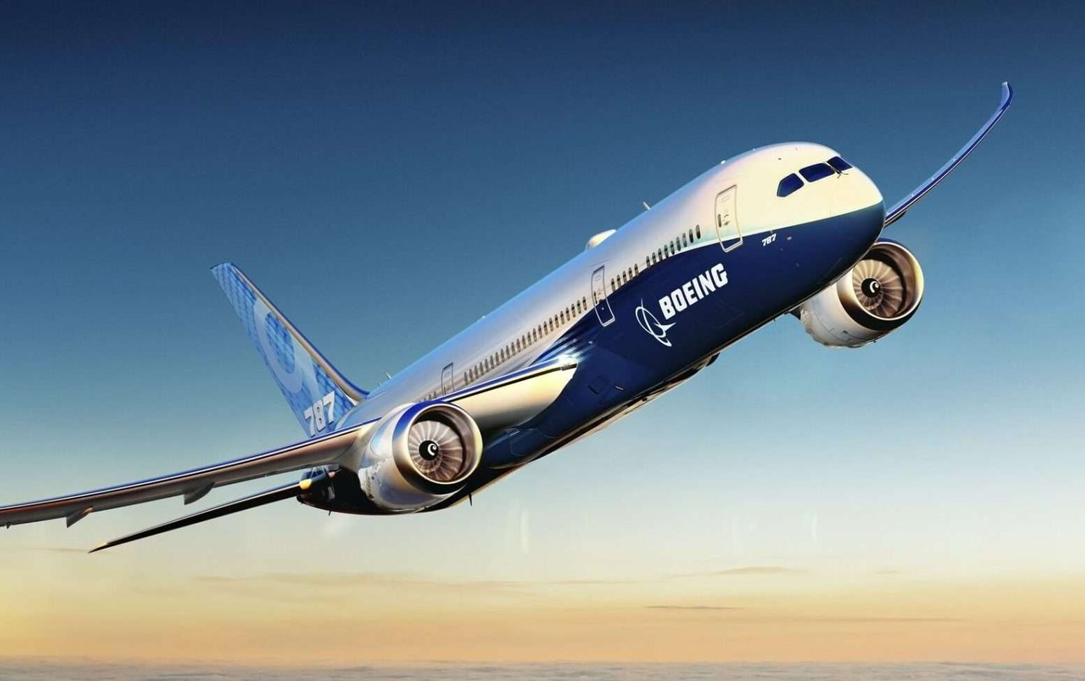 A Boeing 787 Dreamliner