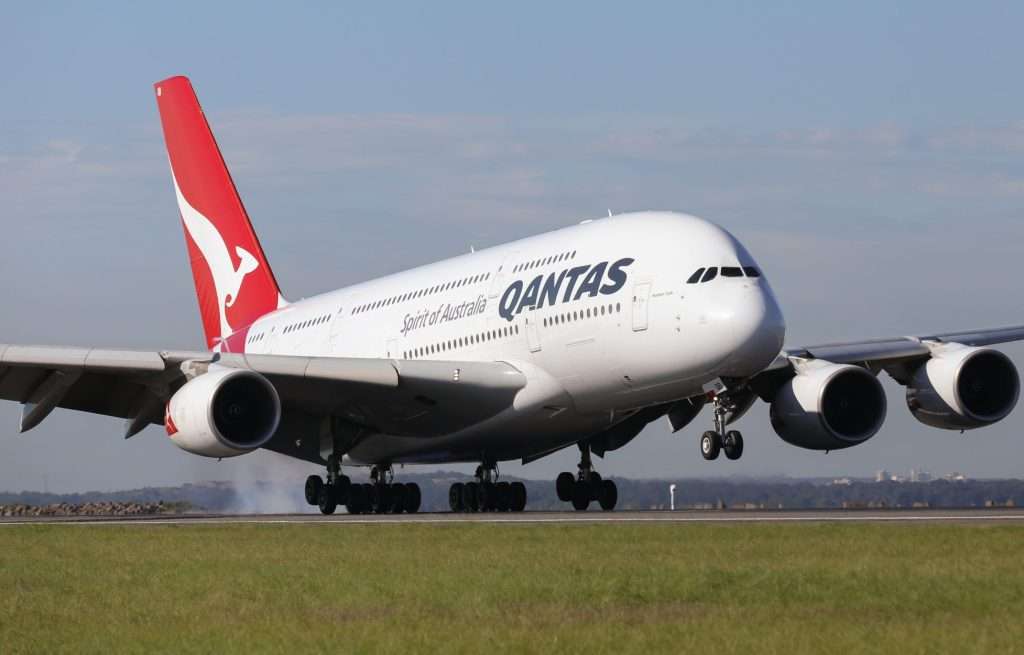 A Qantas Airbus A380
