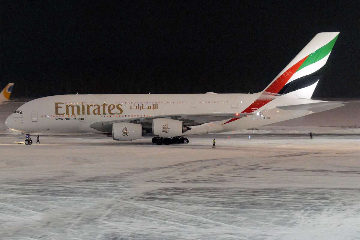 An Emirates Airbus A380-800 - Photo: Anna Zvereva