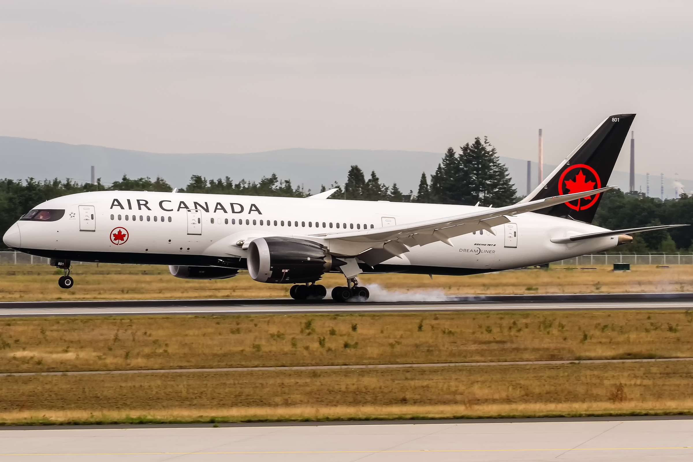 An Air Canada Boeing 787 Dreamliner