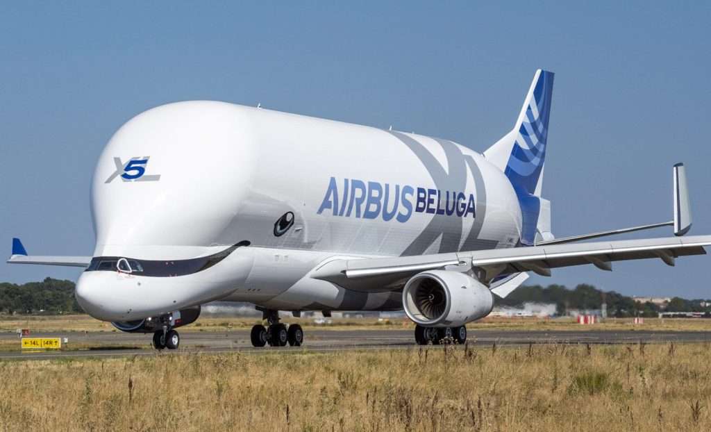 An Airbus BelugaXL