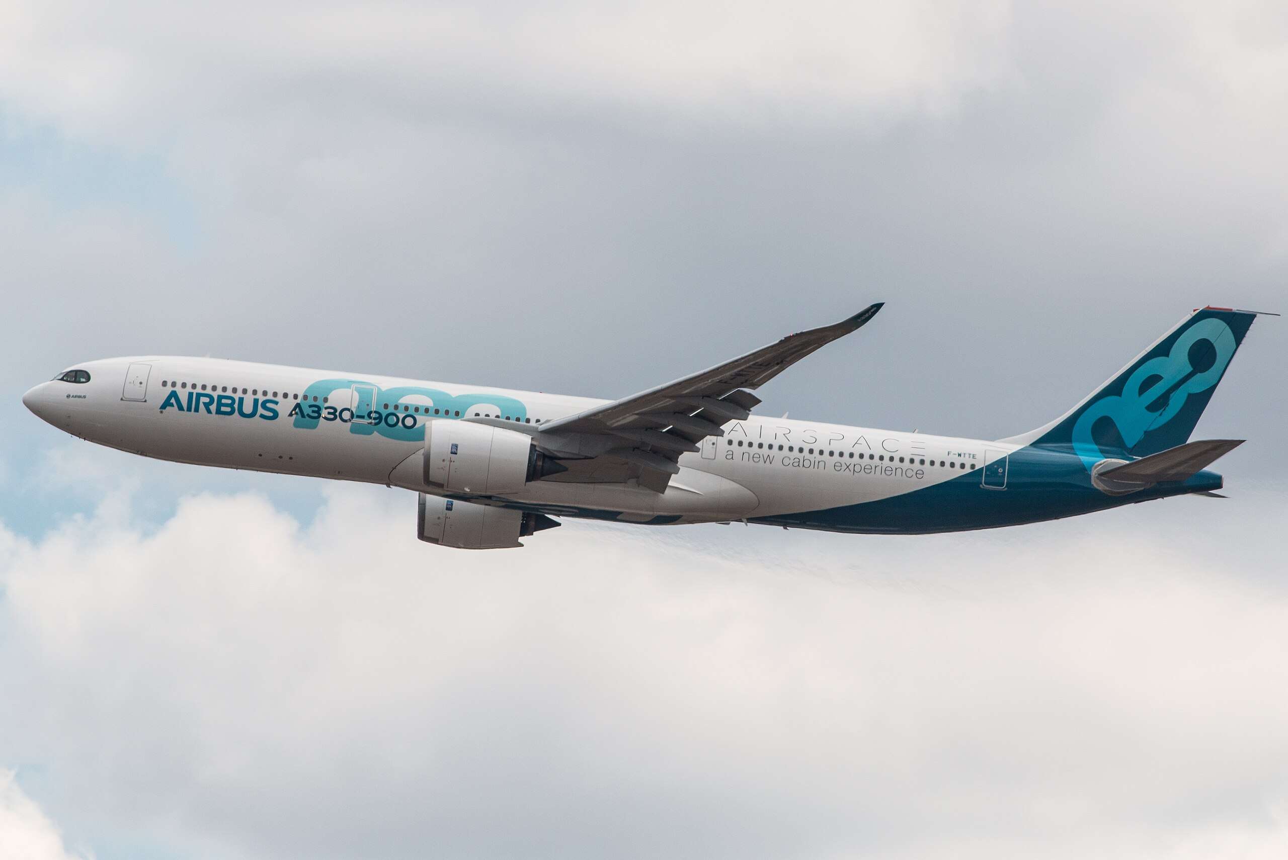 The Airbus A330neo at the 2018 Farnborough International Airshow