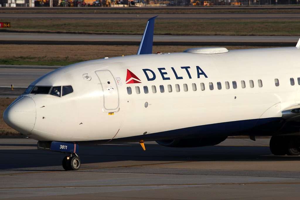 A Delta Boeing 737-900ER in Atlanta