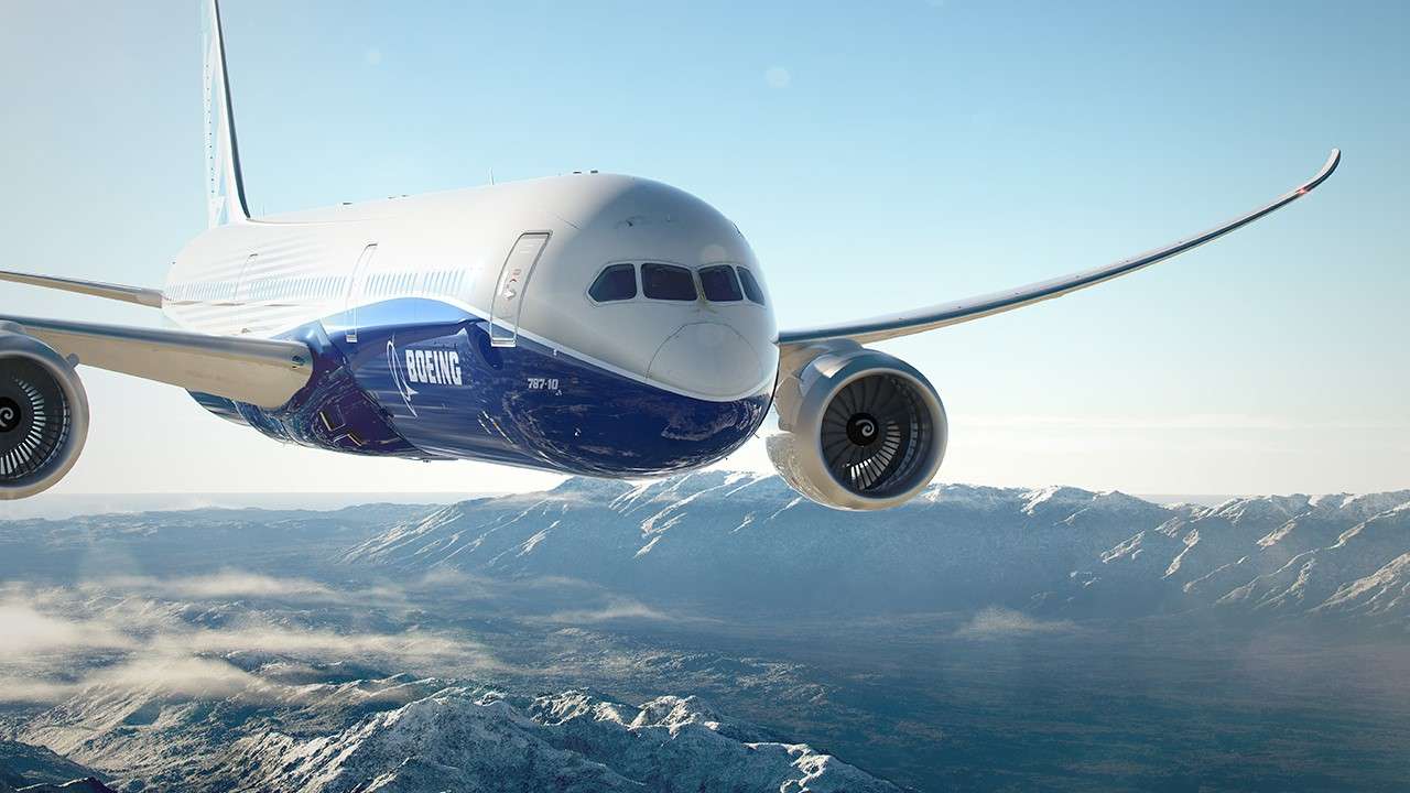 A Boeing 787 Dreamliner