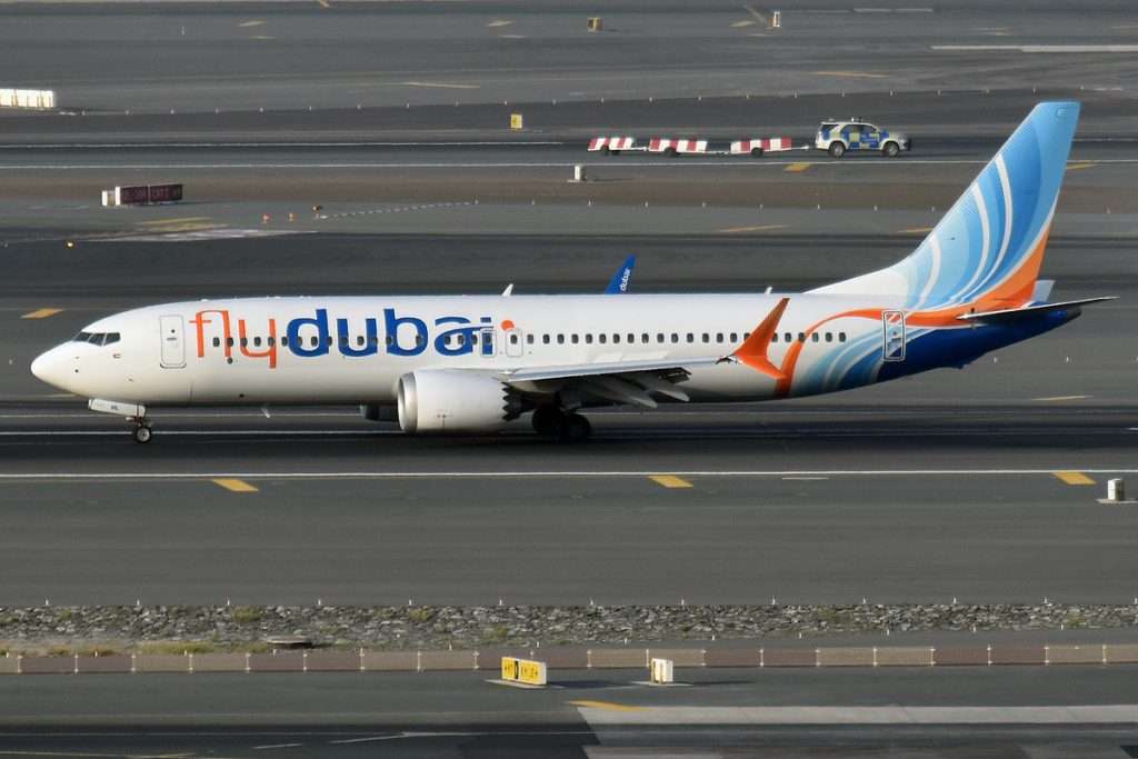 a flydubai Boeing 737 MAX