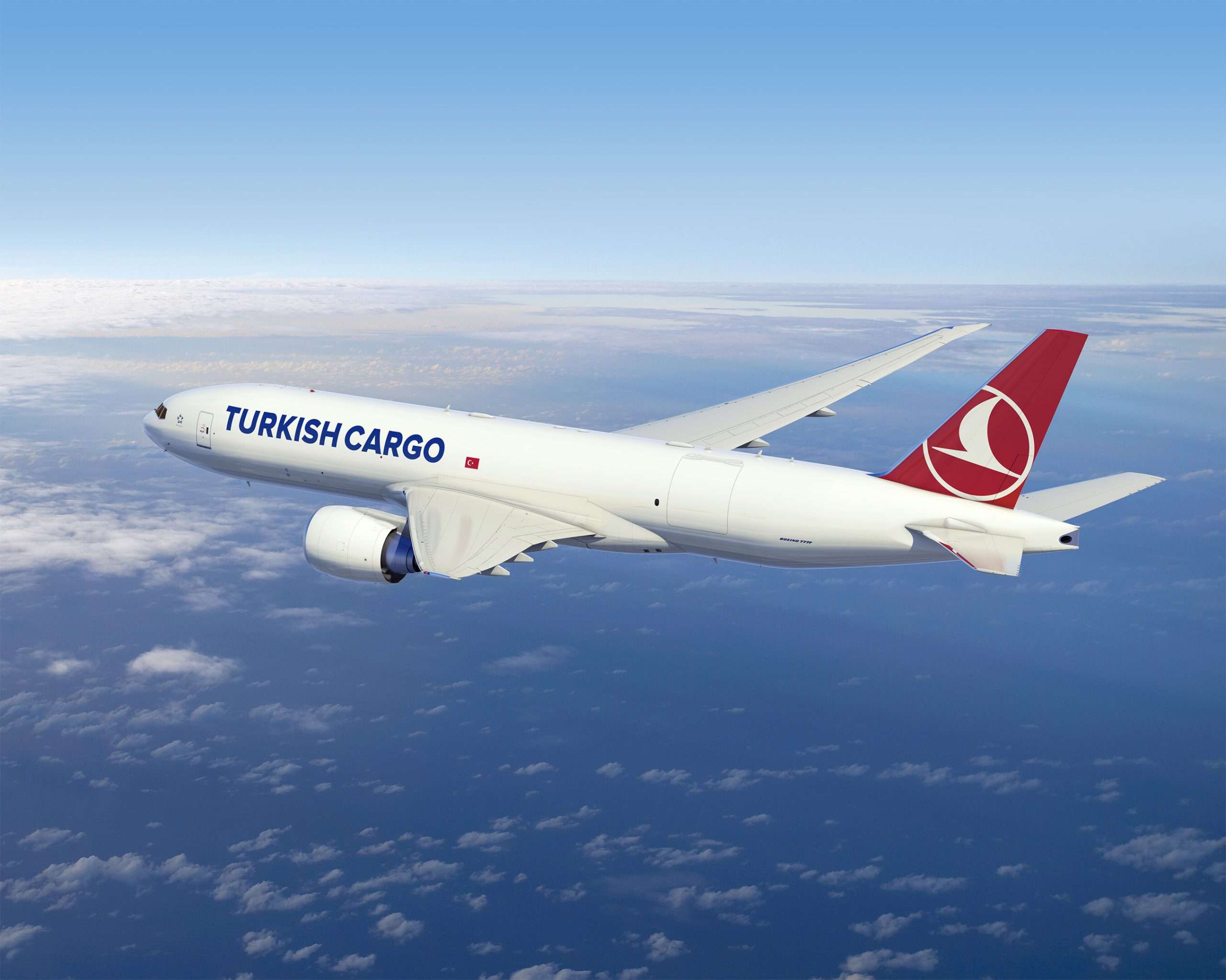 A Turkish Cargo Boeing 777 Freighter