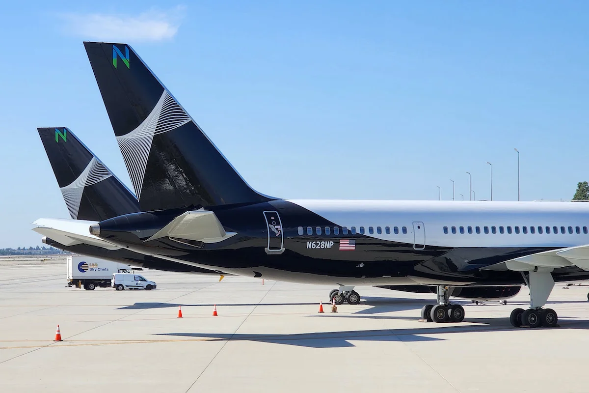 New Pacific Airlines Boeing 757s parked