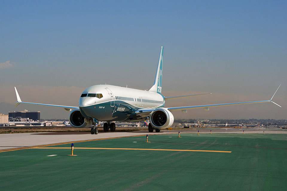 A Boeing 737 MAX 8