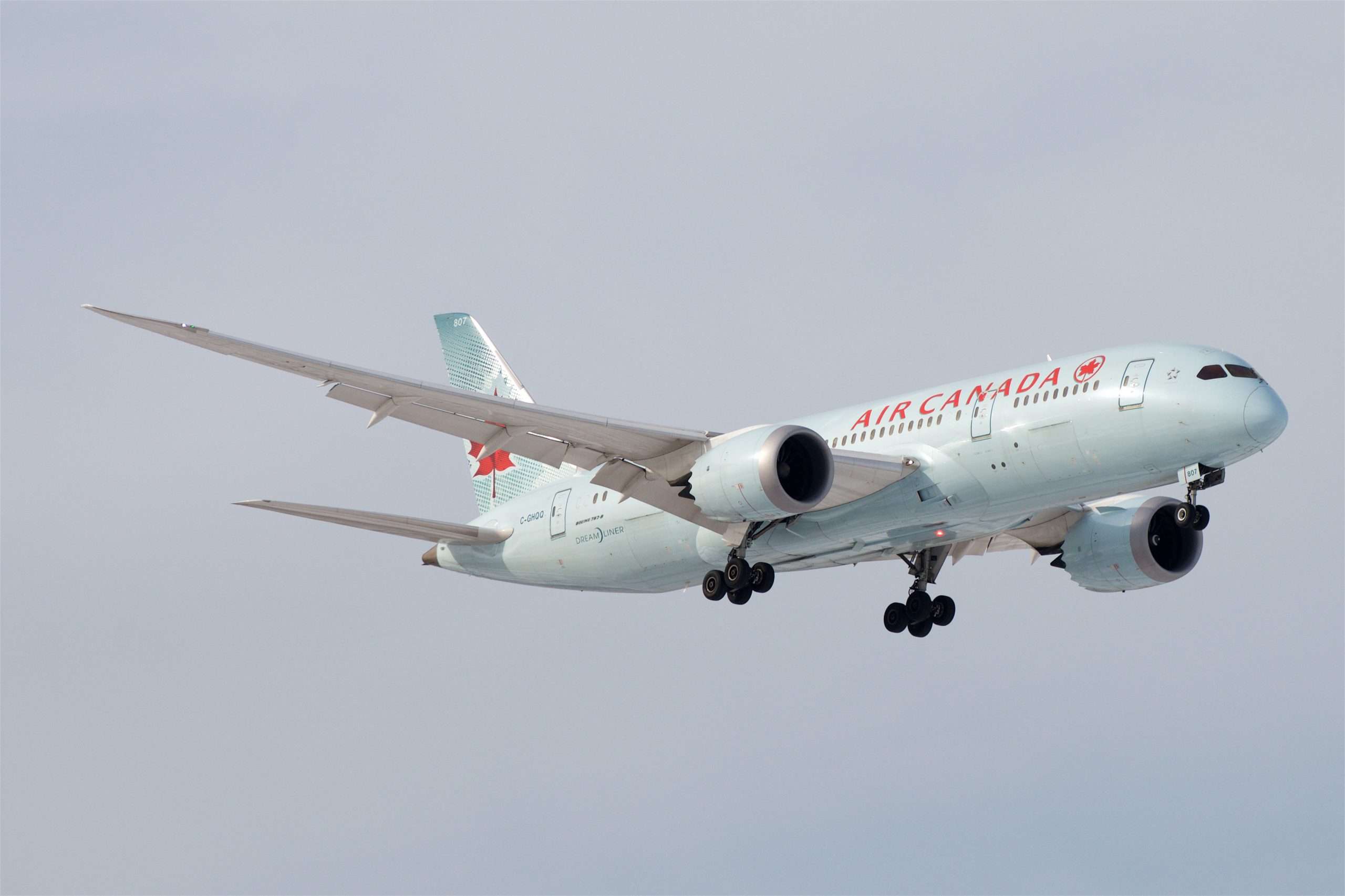 An Air Canada Boeing 787 Dreamliner