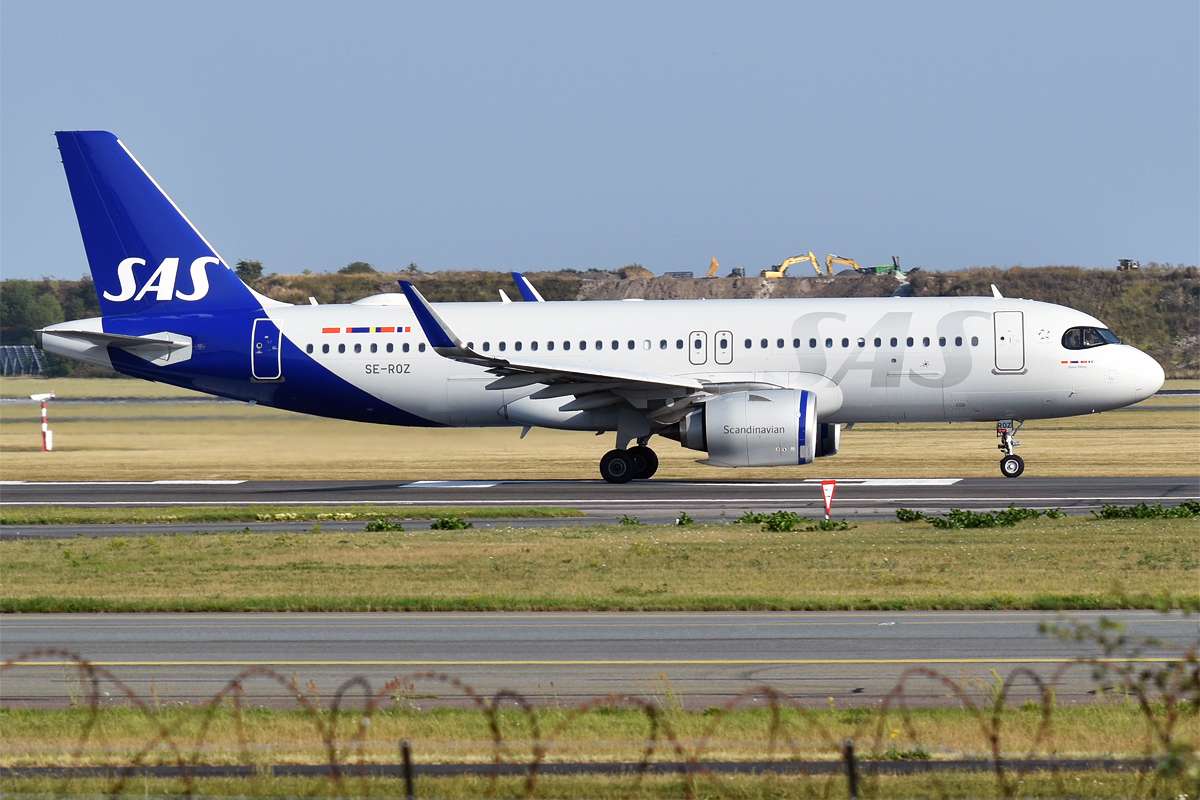 An SAS Airbus A320neo