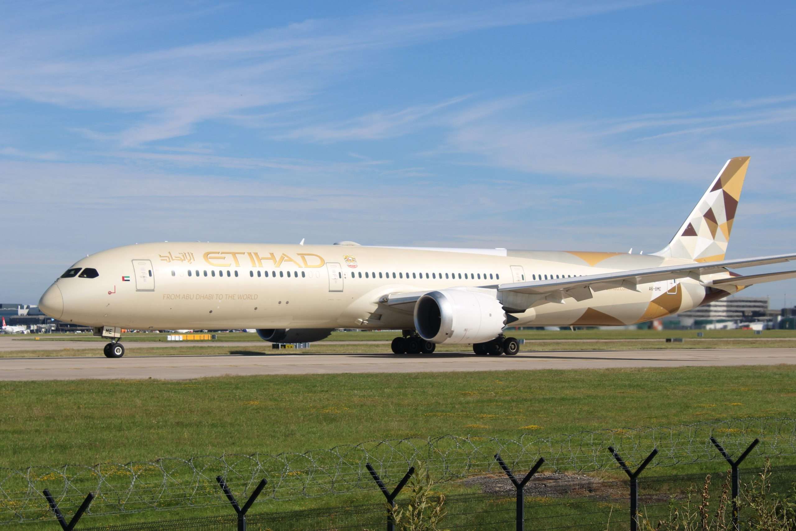 An Etihad Airways Boeing 787