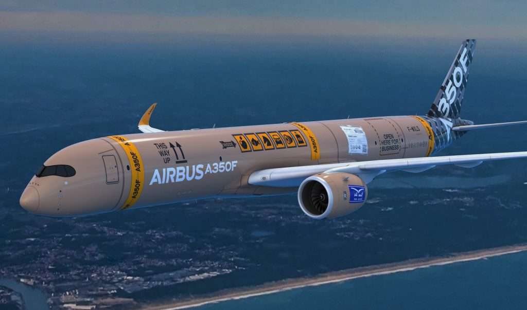 An Airbus A350F