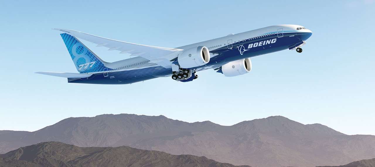 A Boeing 777-8
