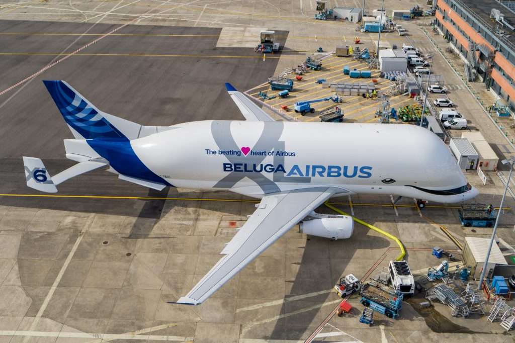 A BelugaXL in Toulouse