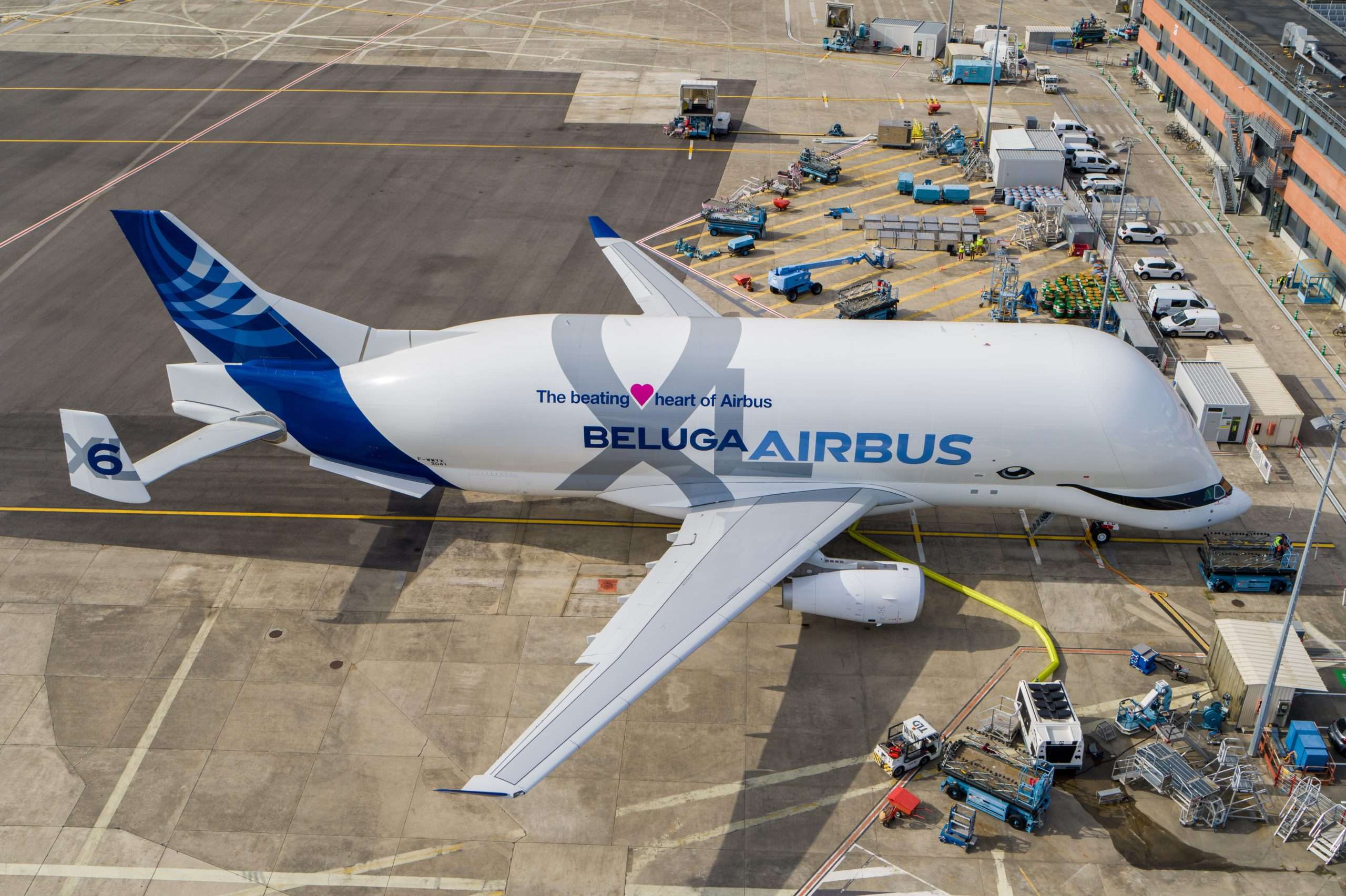 A BelugaXL in Toulouse