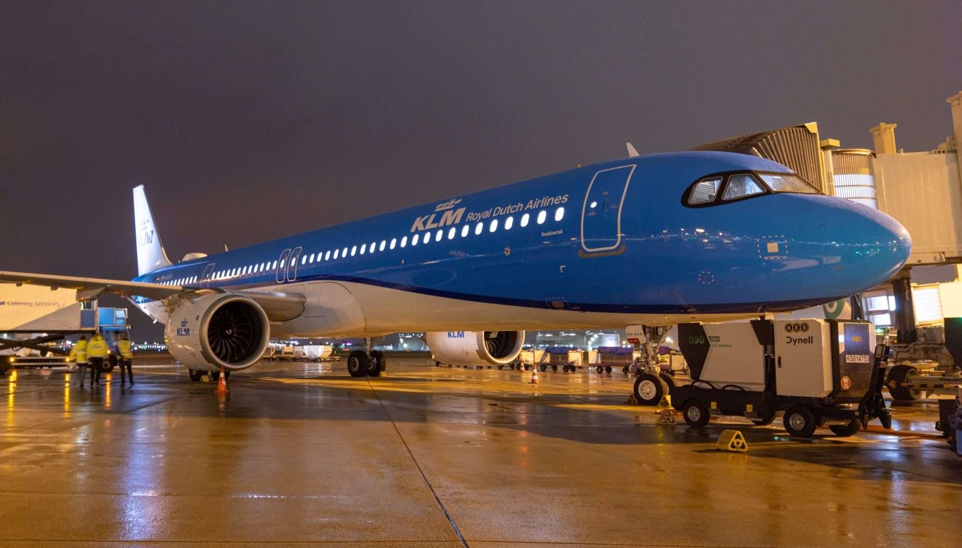 A KLM Airbus A321neo