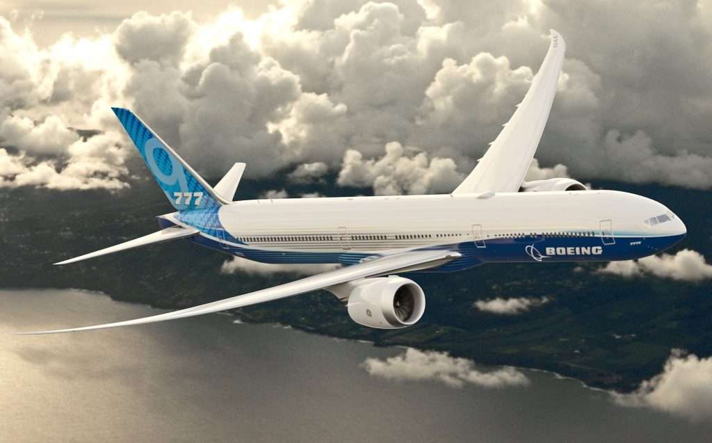 A Boeing 777X
