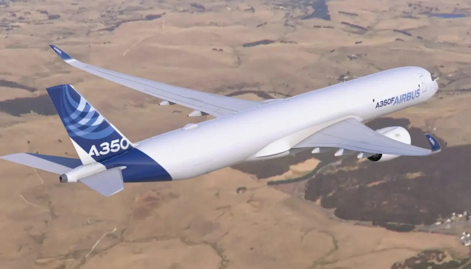 An Airbus A350 Freighter
