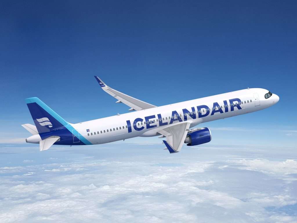 An Icelandair Airbus A321XLR