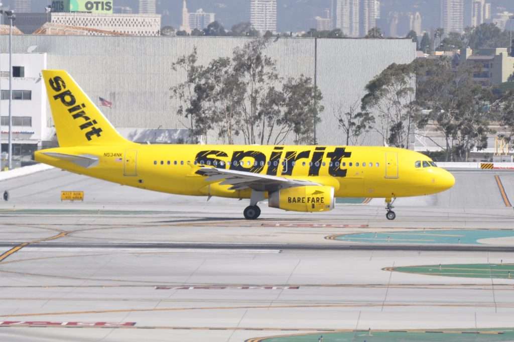 A Spirit Airlines Airbus A319