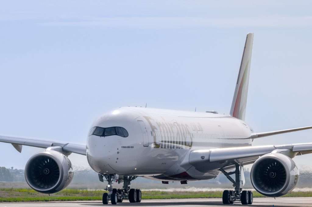 The first Emirates Airbus A350-900