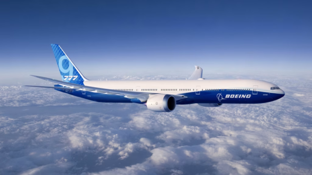 A Boeing 777X