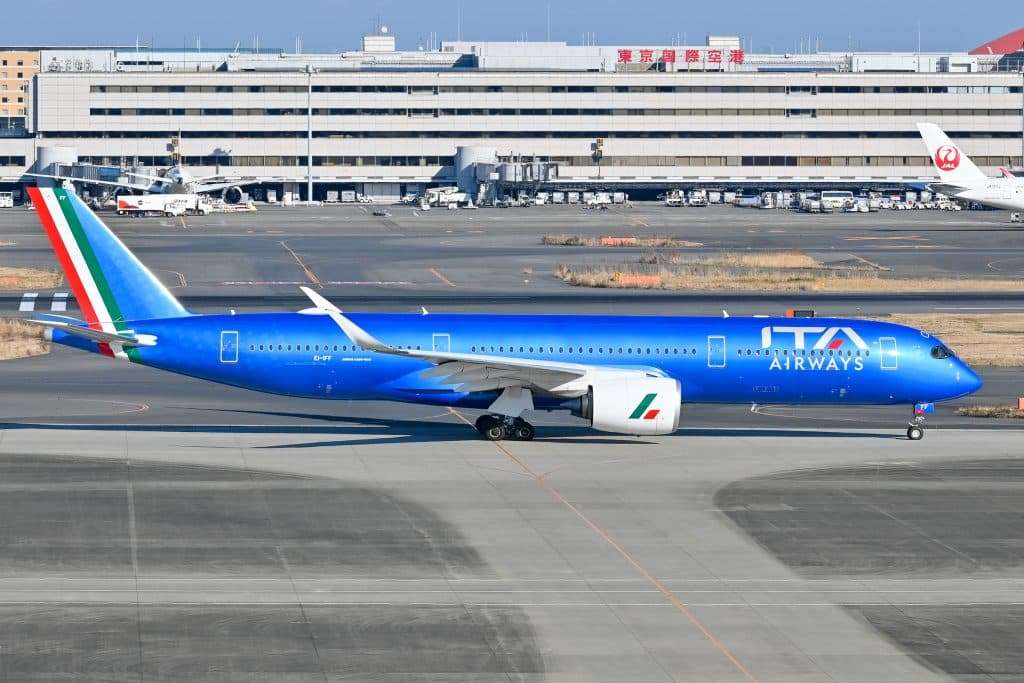 An ITA Airways Airbus A350-900