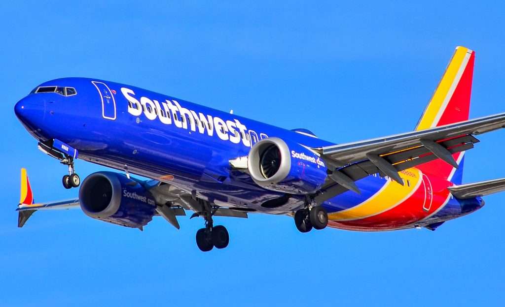 A Southwest Boeing 737 MAX