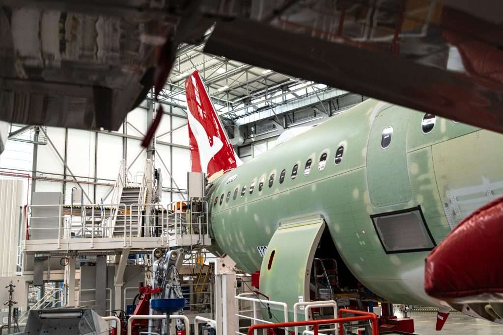 The first Qantas Airbus A321XLR