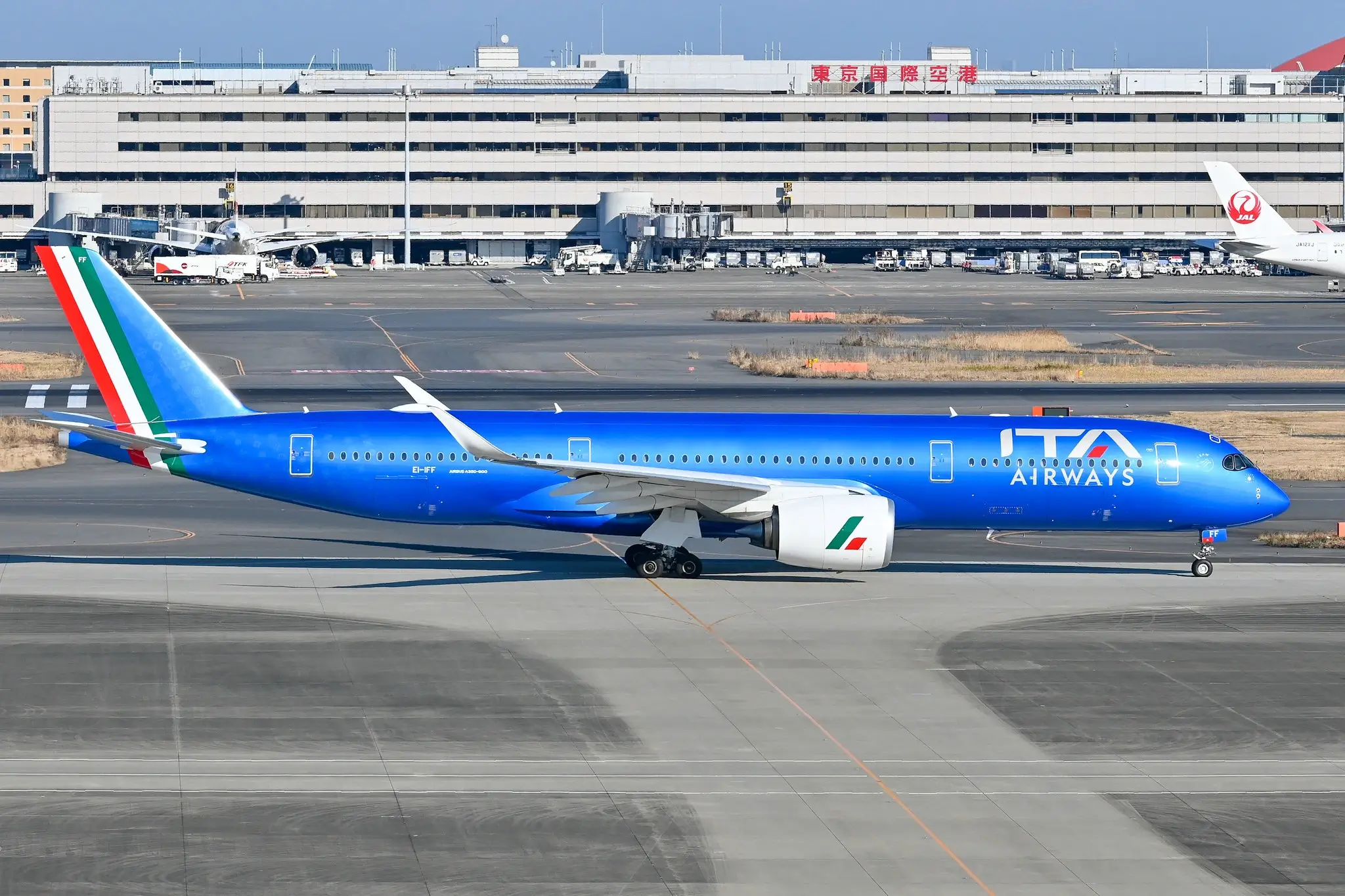 ITA Airways Airbus A350-900 at Tokyo Haneda