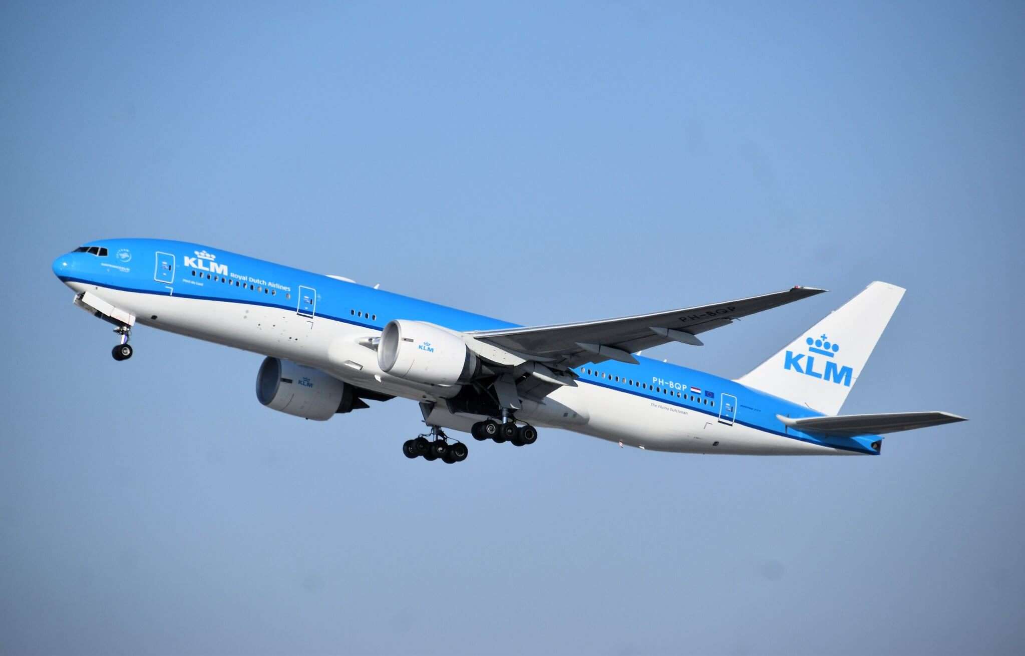 A KLM Boeing 777-200ER