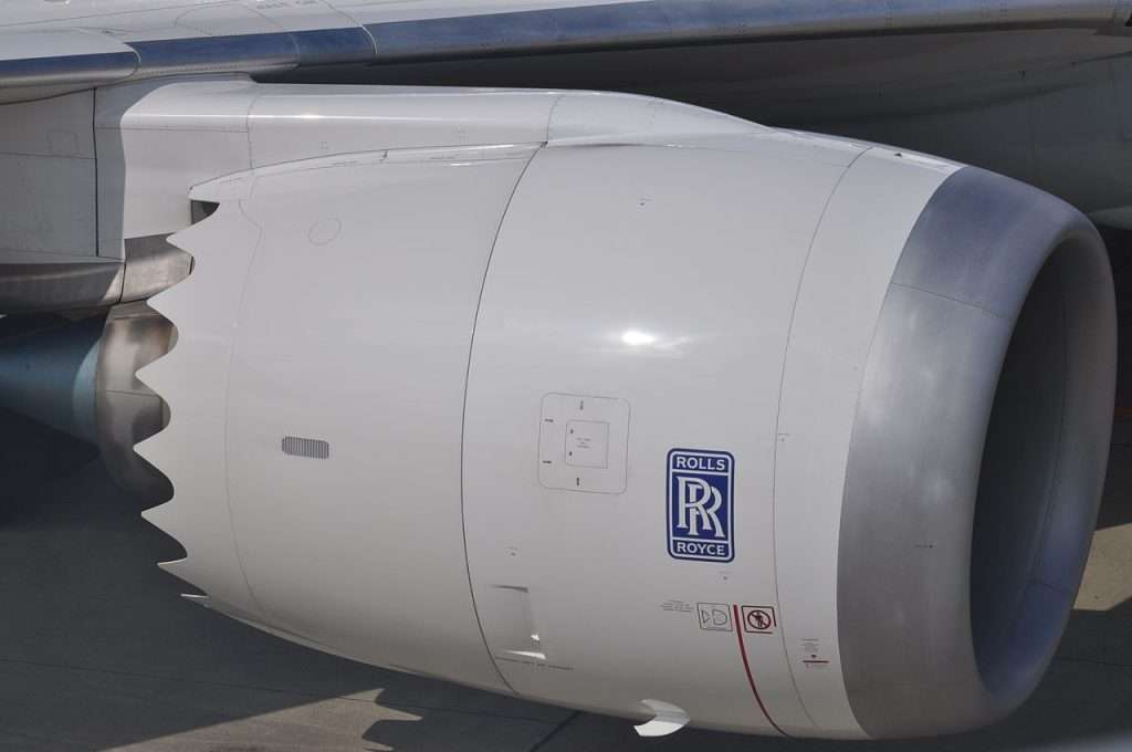 A Rolls Royce Trent 1000