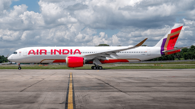 An Air India Airbus A350-900