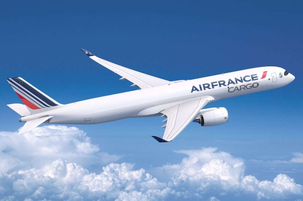 An Air France-KLM Airbus A350 Freighter