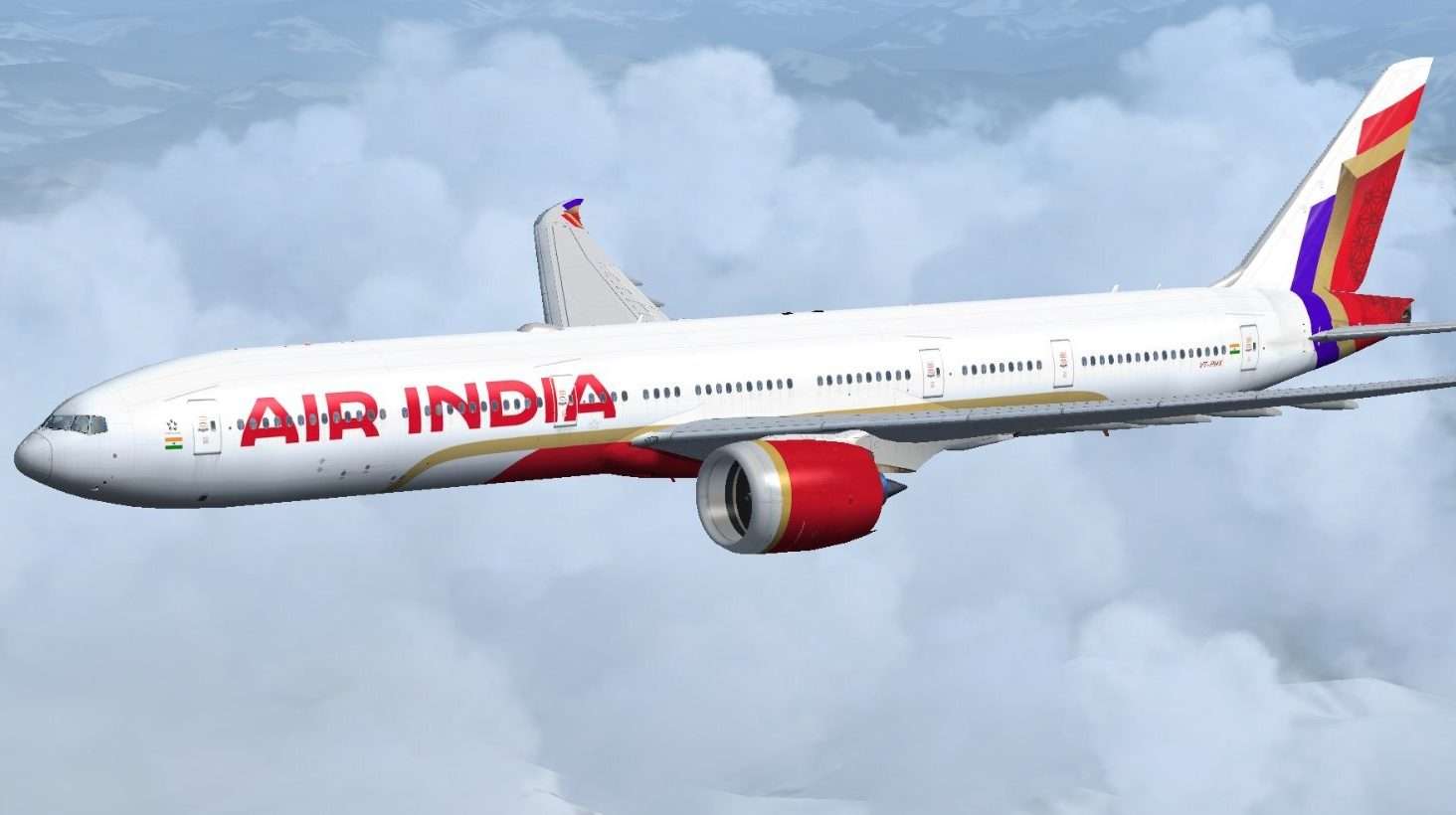 An Air India Boeing 777X