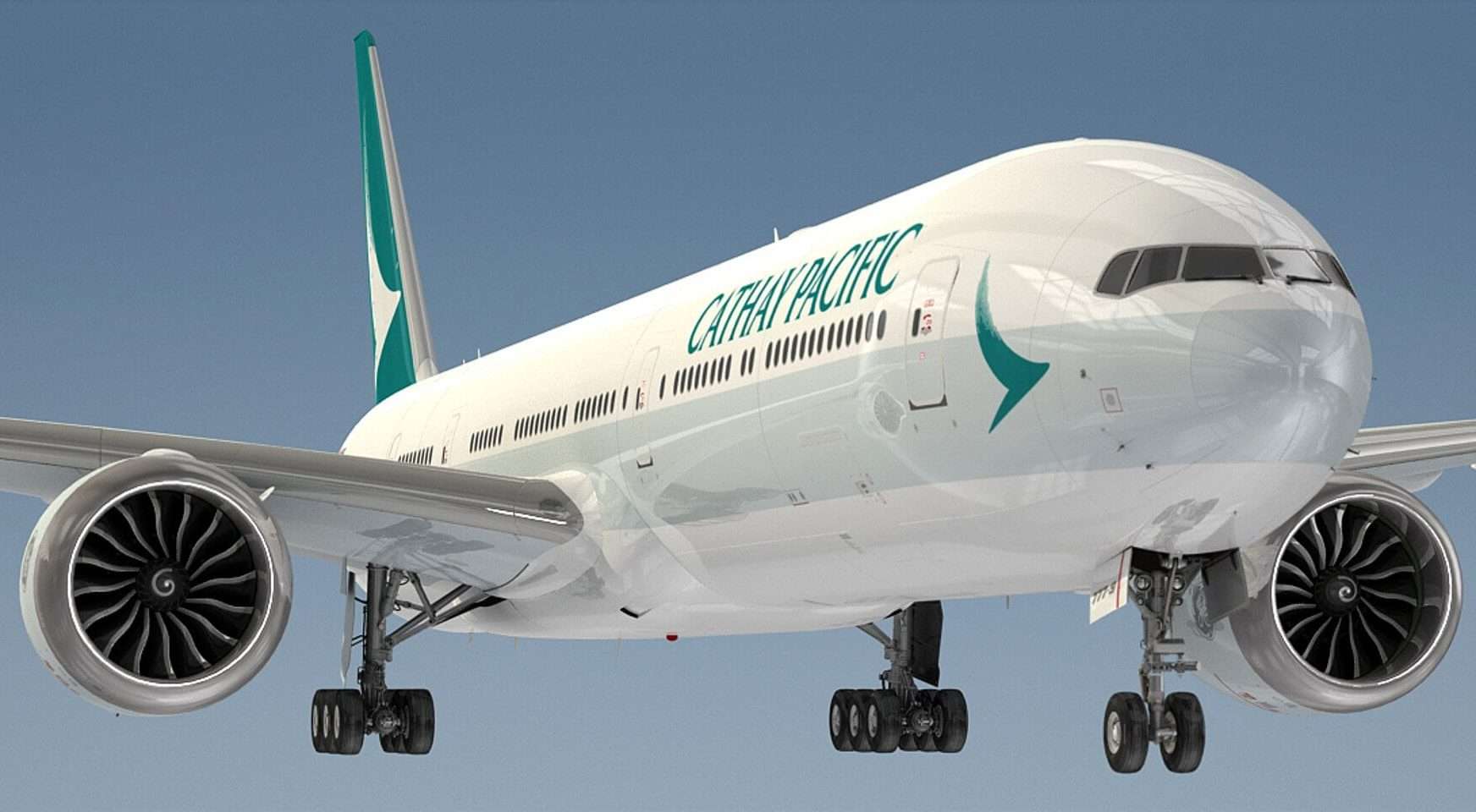 A Cathay Pacific Boeing 777X