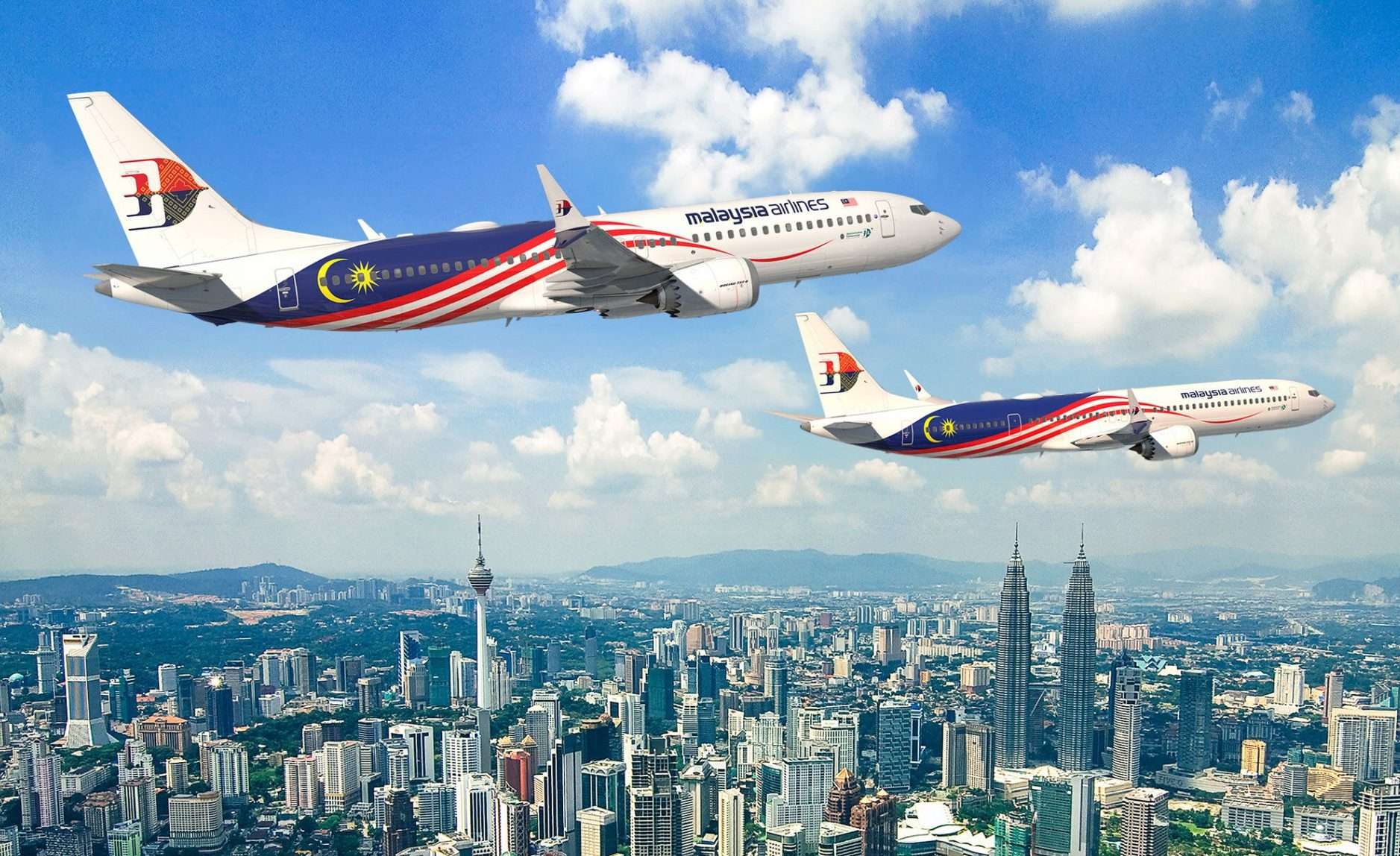 Malaysia Airlines Boeing 737 MAX jets