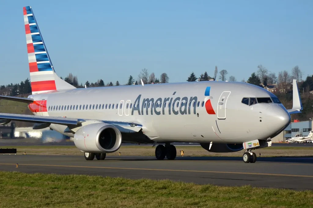 An American Airlines Boeing 737