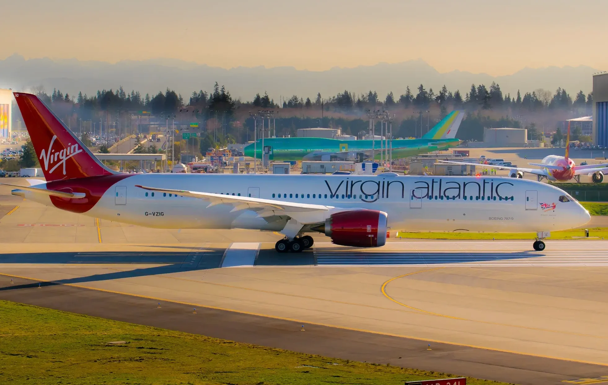 A Virgin Atlantic Boeing 787-9