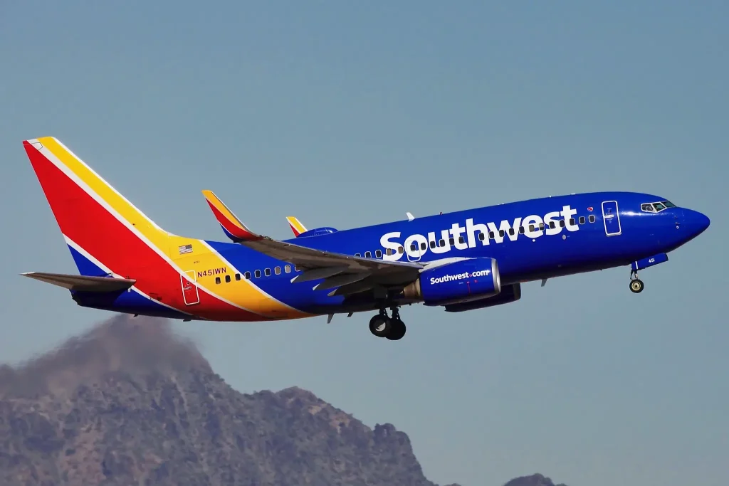 A Southwest Boeing 737-700