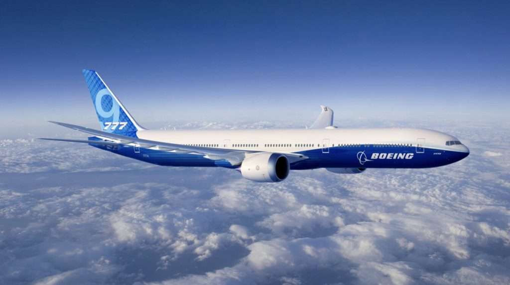 A Boeing 777X