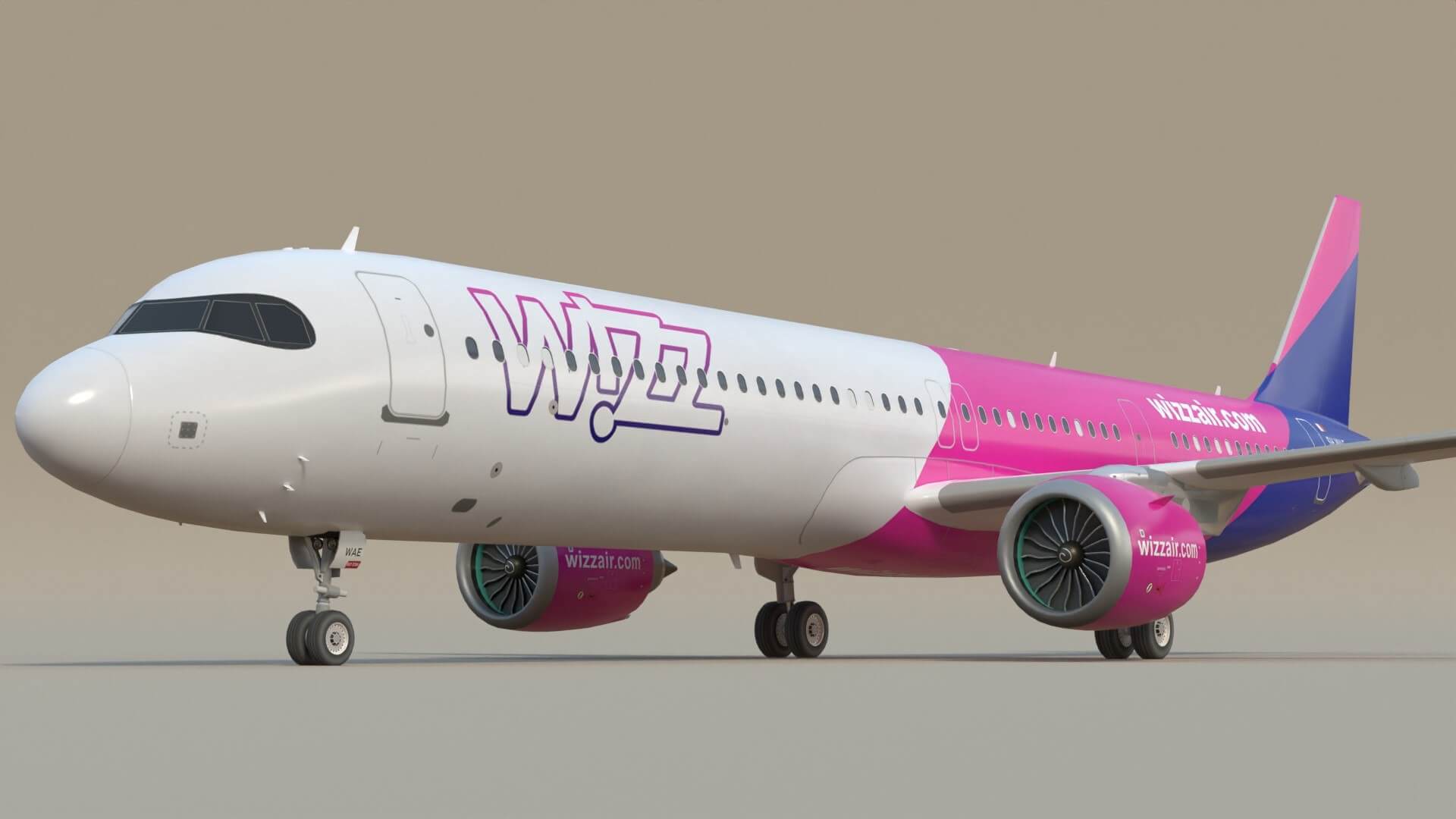 A Wizz Air Airbus A321XLR