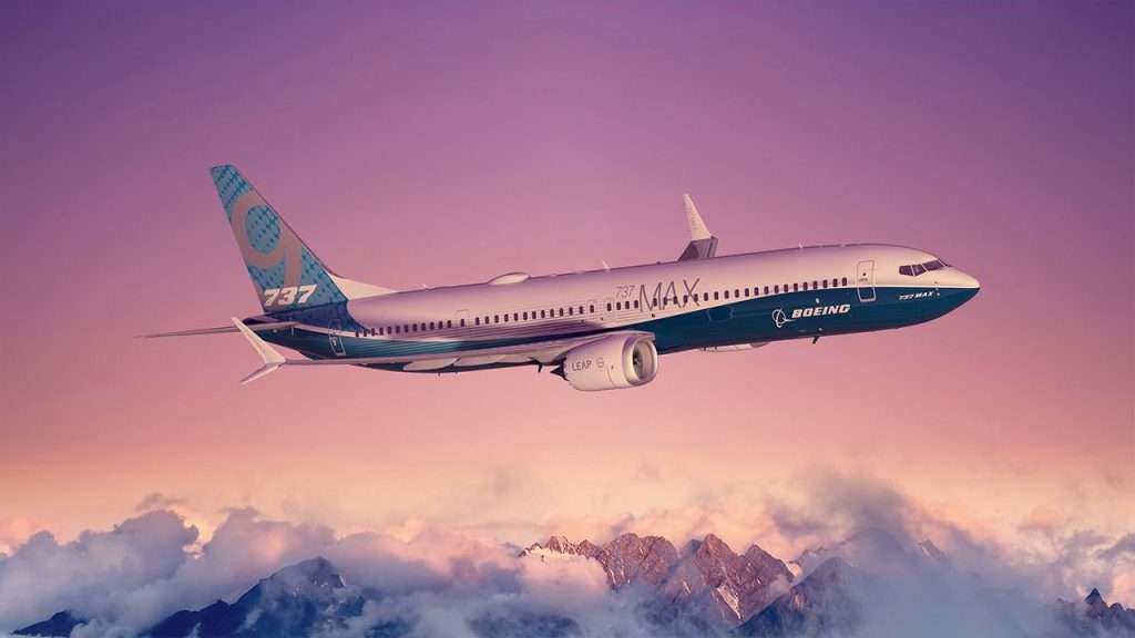 A Boeing 737 MAX 9