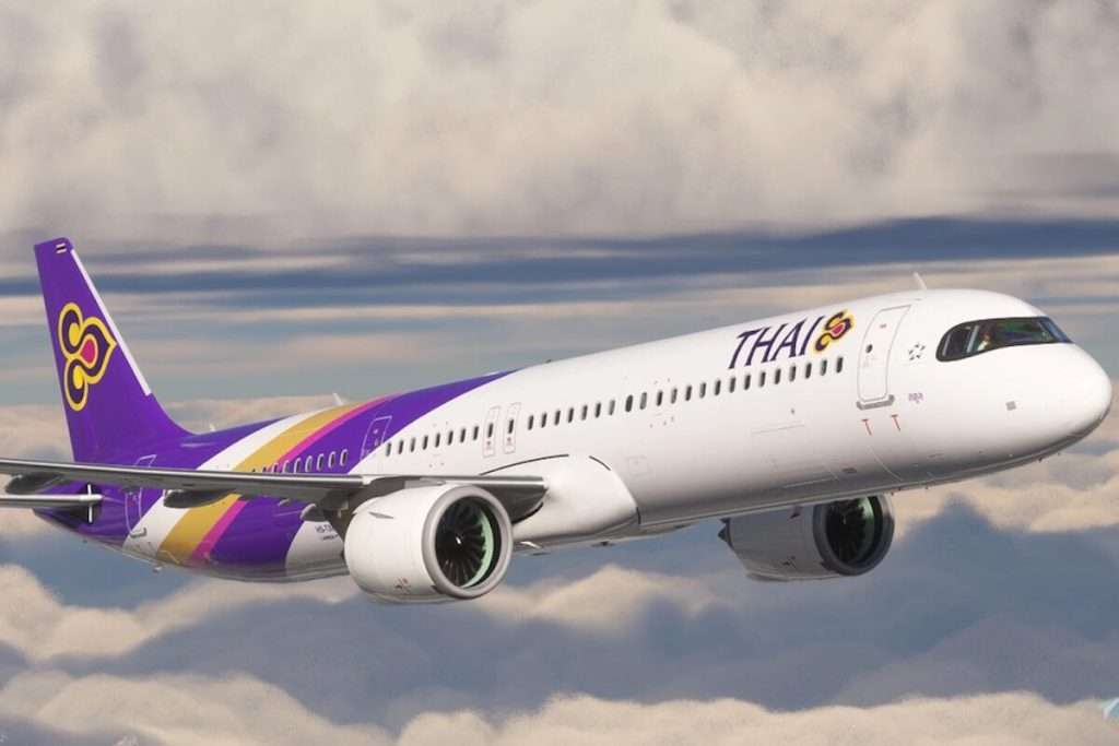 A Thai Airways Airbus A321neo