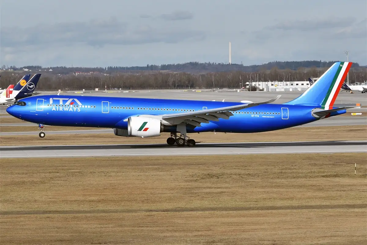 An ITA Airways Airbus A330neo
