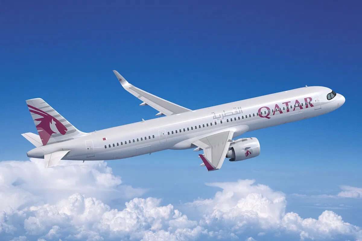 A Qatar Airways Airbus A321neo